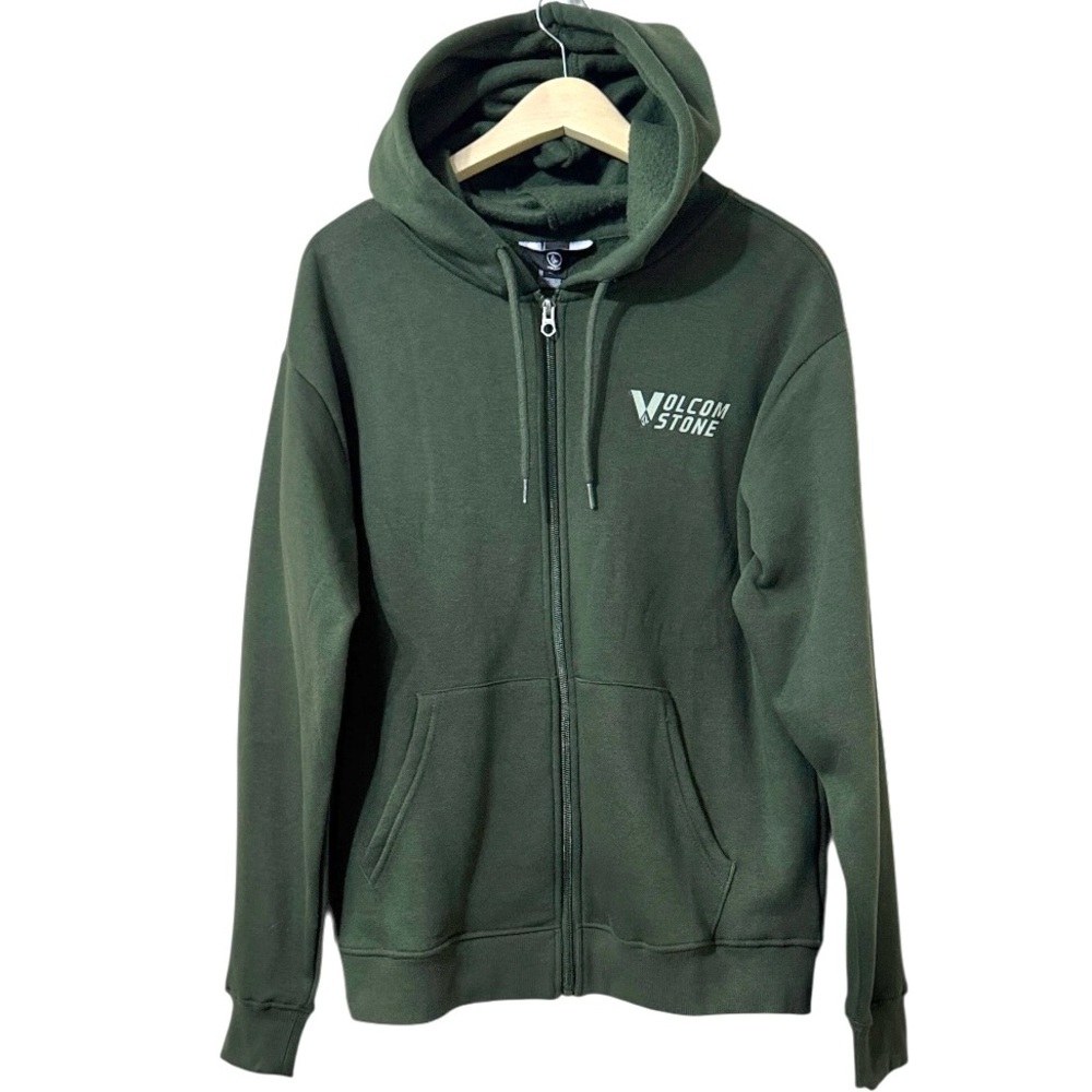 Volcom Stone Roundabout Zip-Up Hoodie Size Small